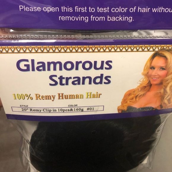 100% Remy Human Hair Extension Clip 160g Jet Black - Picture 2 of 8